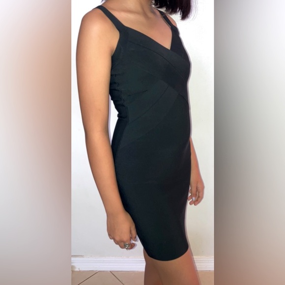 BCBGMaxAzria Dresses & Skirts - BCBG‎ Black Bandage Dress size XS